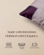 Mauve Slate Mosaic Cushion