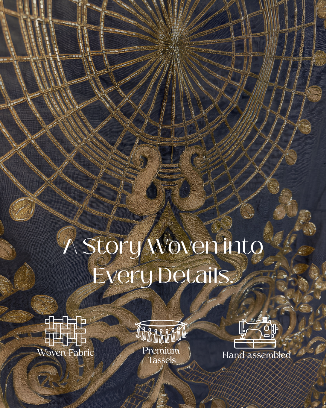 Royal Heritage Zardozi Wall Hanging