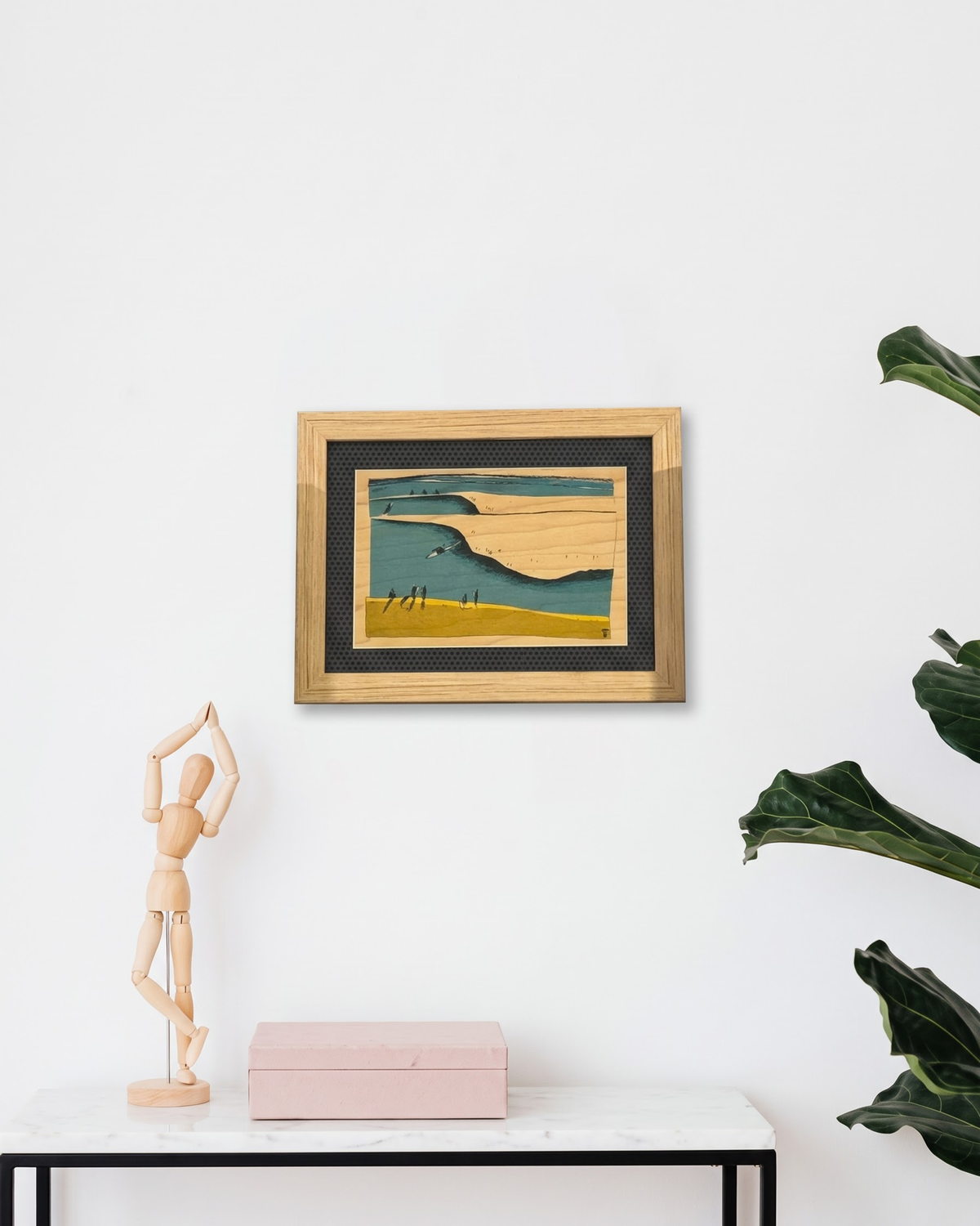 Sea Waves | Coastal Landscape on Veneer