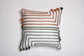 Carnival Threads – Colourful Striped Cushion with Tassels