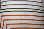 Carnival Threads – Colourful Striped Cushion with Tassels