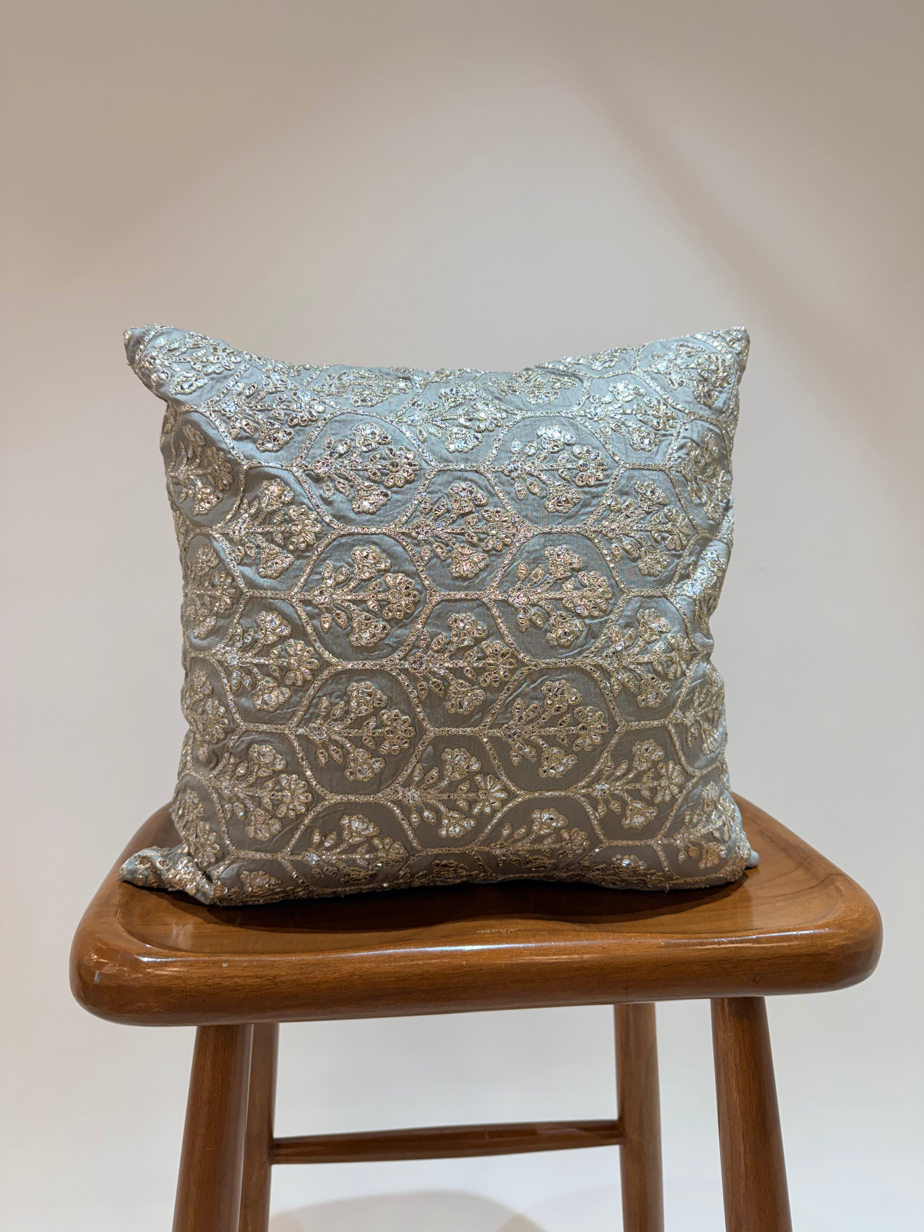 Silver Heritage Cushion