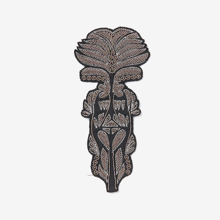 Palm tree embroidered patch