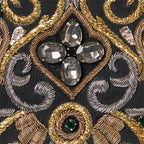 Stone embroidered patch work