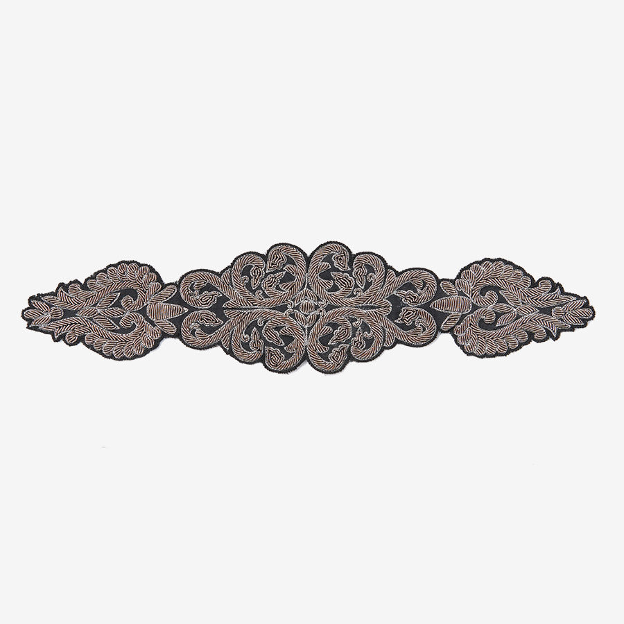 Intricate design embroidered patch 6cm x 28cm