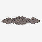 Intricate design embroidered patch 6cm x 28cm