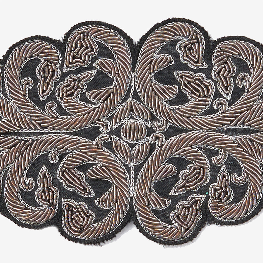 Intricate design embroidered patch 6cm x 28cm