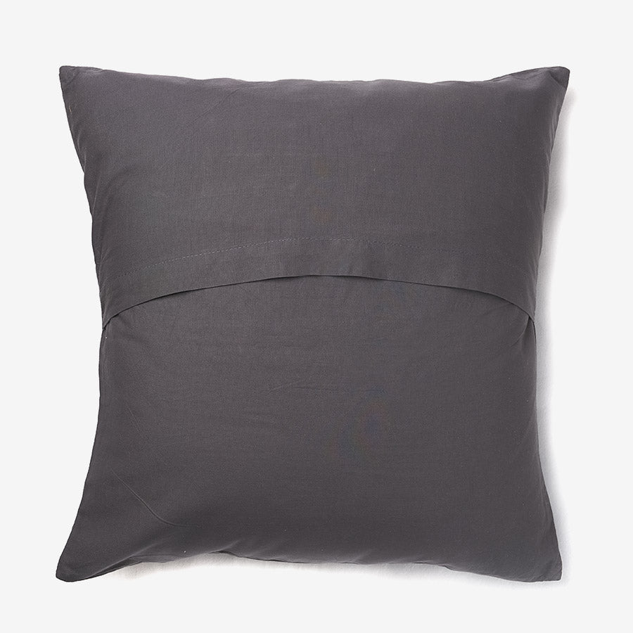 Grey and white luxury cushion cover made from cotton