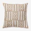 Geometric - beige luxury cushion