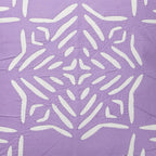 Lovely lilac - purple & white luxury cushion with tassels